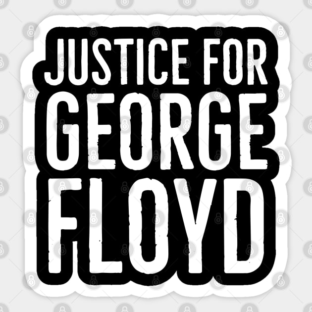 Justice For George Floyd, I Can't Breathe, Black Lives Matter Sticker by UrbanLifeApparel